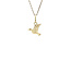 Gold dove pendant 14 karat