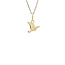 Gold dove pendant 14 karat
