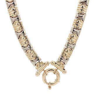 Goldener Choker zweifarbig