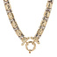 Goldenes Choker Bicolor 44 cm 14 Karat