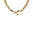 Gouden konings collier 60.5 cm 14 karaat