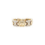 Bicolour gouden ring 14 karaat