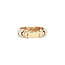 Bicolour gold ring 14 karat