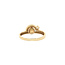 Goldener Ring mit Zirkonia und Perle 18 Karat