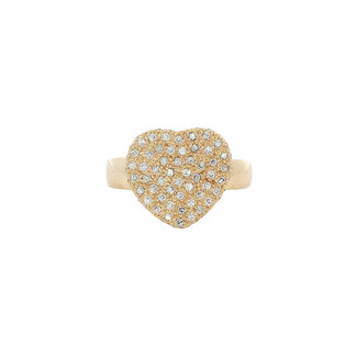 Gold diamond ring