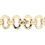 Goldenes Fantasiearmband 18,5 cm 14 Karat
