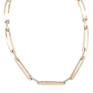 Bicolour gouden choker