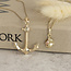 Gouden hanger anker 14 karaat