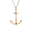 Gouden hanger anker 14 karaat