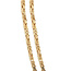 Golden king's necklace 70 cm 18 karat