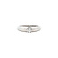 White gold ring with diamond 18 karat