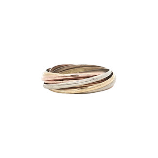 Tricolor goldener Ring