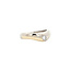 Gold ring with zirconia 14 karat