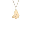 Gold pendant winnie the pooh 14 karat