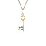 Gold key pendant 18 karat
