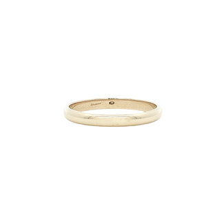 Goldener glatter Ring