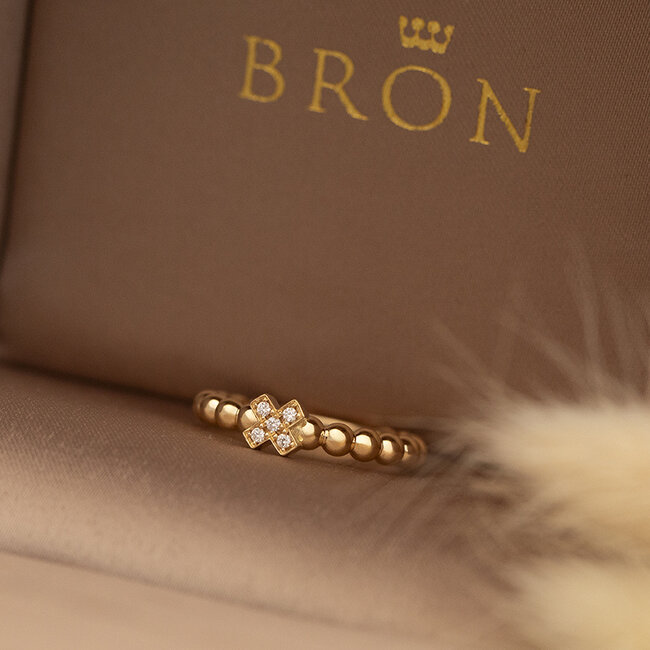 Gouden Joy ring van Bron Jewelry 18 karaat