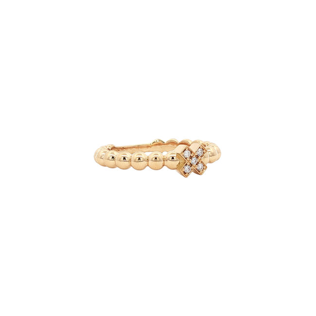 Goldener Joy-Ring von Bron Jewelry 18 Karat