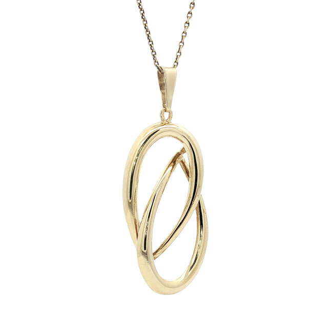 Gouden fantasie hanger 14 karaat