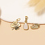 14 karat gold shoe charm