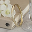 Gouden gladde bangle 14 karaat