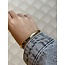 Gouden gladde bangle 14 karaat