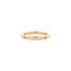 Golden stax ring with diamond from Bron Jewelry 18 karat