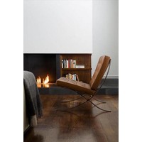 thumb-Chaise Barcelona Cognac - cuir de qualité supérieure-6