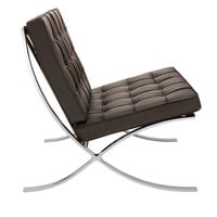 thumb-Chaise  Barcelona Marron - cuir de qualité supérieure-2