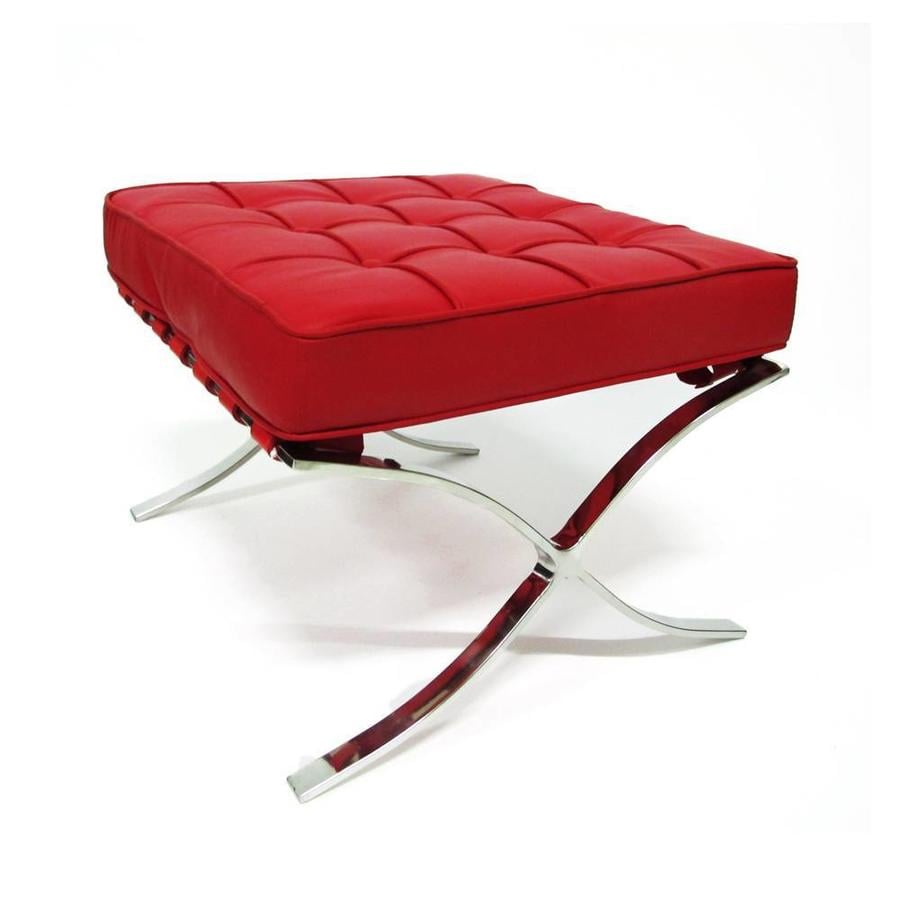 Chaise Barcelona Rouge - cuir de qualité supérieure-2