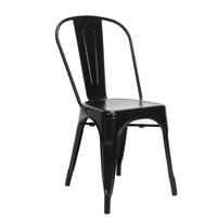 thumb-Chaise Tolix Noir-1