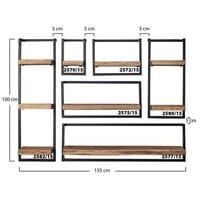 thumb-Etagère murale Jax 30 cm Bois massif-2