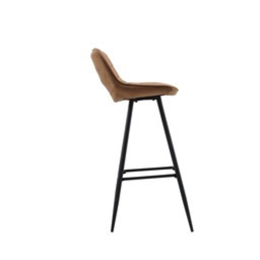 Tabouret de bar Jordan Cognac Marron-5