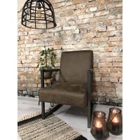 thumb-Fauteuil Tyler Marron - Design Moderne-5