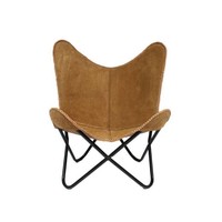 thumb-Chaise Papillon Camel - Cuir Suède-5