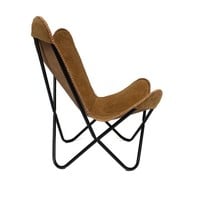 thumb-Chaise Papillon Camel - Cuir Suède-7