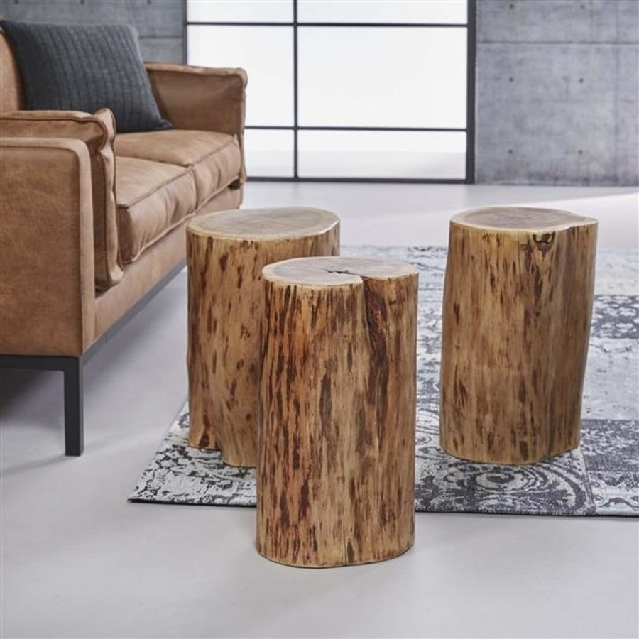 Table d'appoint Logan (une pièce) Bois d'acacia massif-1