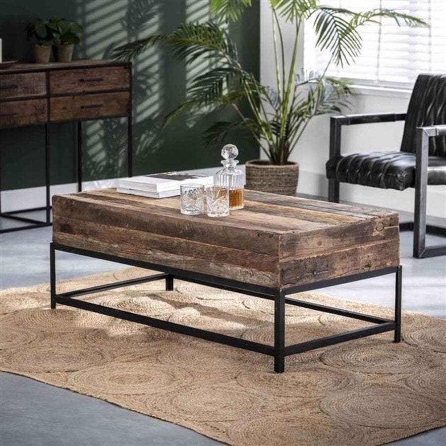 Table basse industrielle Wymark 120 x 60-1