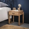 Table de chevet industrielle Howard Bois massif de manguier 1T