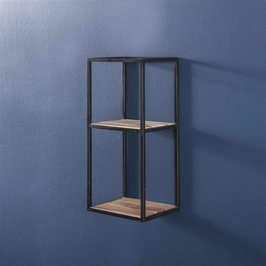 Etagère murale Malleson en bois d'acacia massif de 65 cm de haut-1