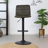 thumb-Tabouret de bar Boston Vert Olive-2