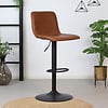 Tabouret de bar Boston Cognac