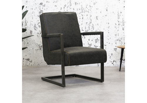  Fauteuil Tyler Anthracite - Design Moderne 