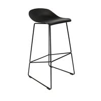 thumb-Tabouret de bar moderne Erica noir H76 cm-3