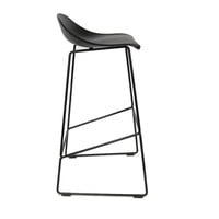 thumb-Tabouret de bar moderne Erica noir H76 cm-6