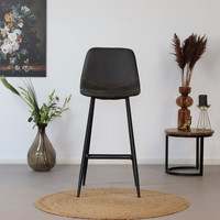 thumb-Tabouret de bar Susan noir design industriel-2