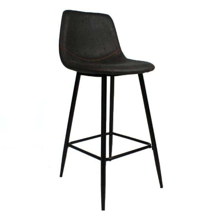 Tabouret de bar Susan noir design industriel-6