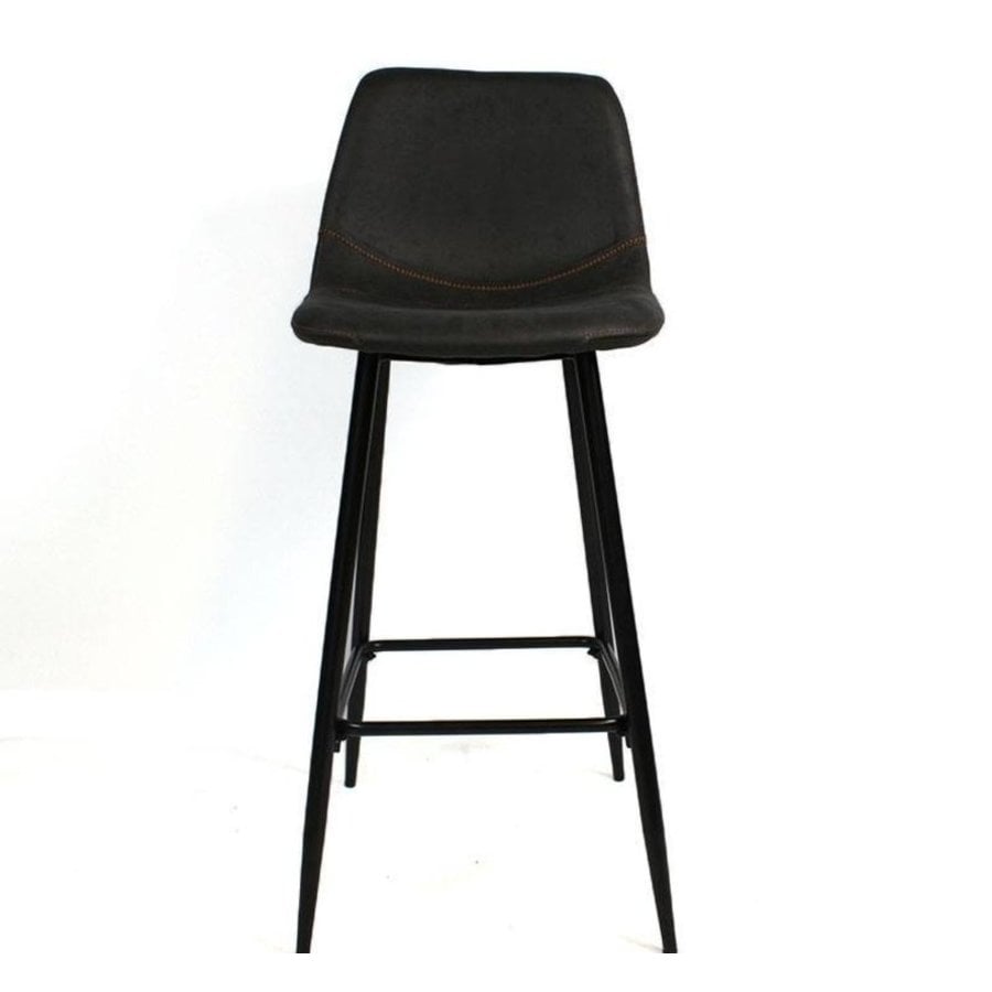 Tabouret de bar Susan noir design industriel-7