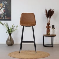 thumb-Tabouret de bar Susan Cognac Design industriel-2