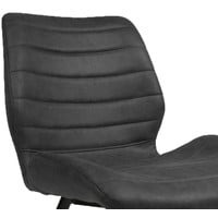 thumb-Chaise de salle à manger industrielle Morris Anthracite-7